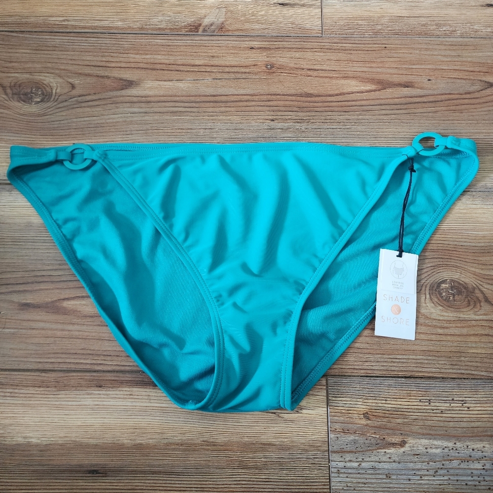 Shade & Shore Bikini Bottom Womens XL Teal NEW